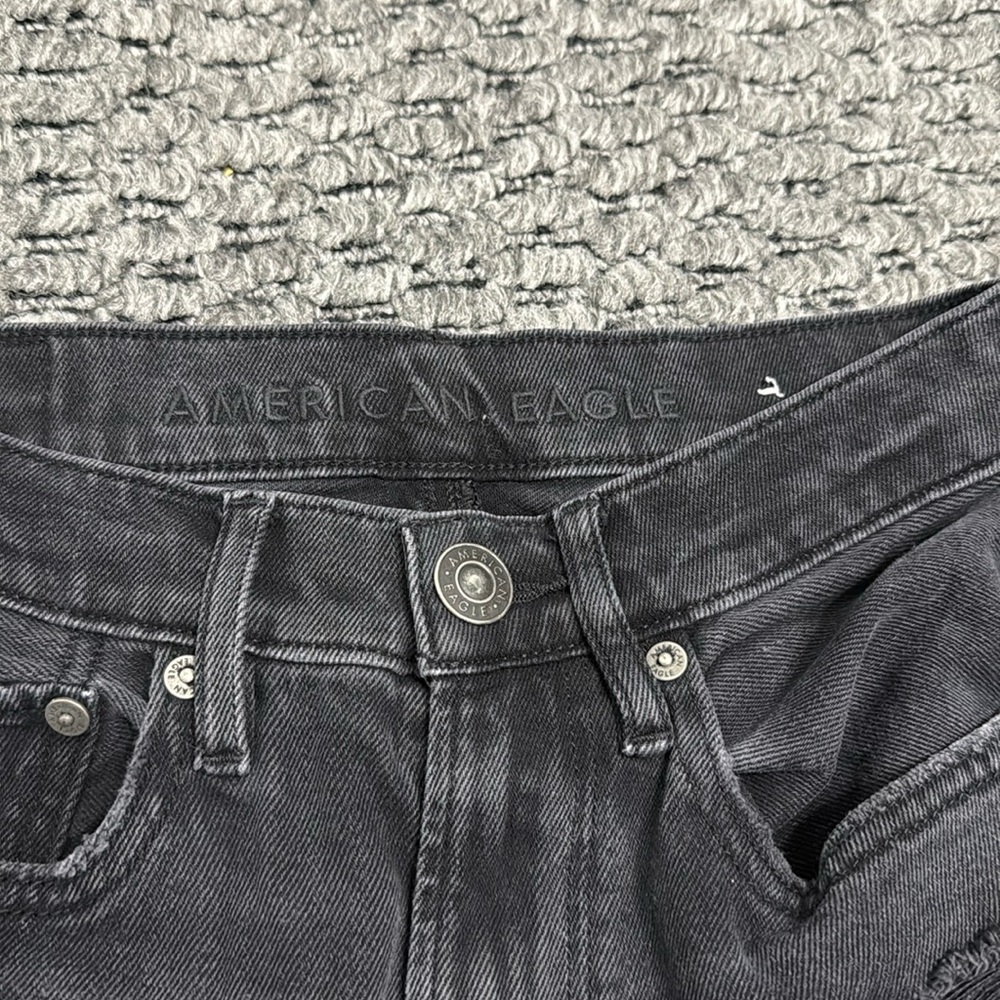 American Eagle Highest Rise 90’s Boyfriend Jeans Women’s Sz 4L Distressed Casual - Picture 8 of 9